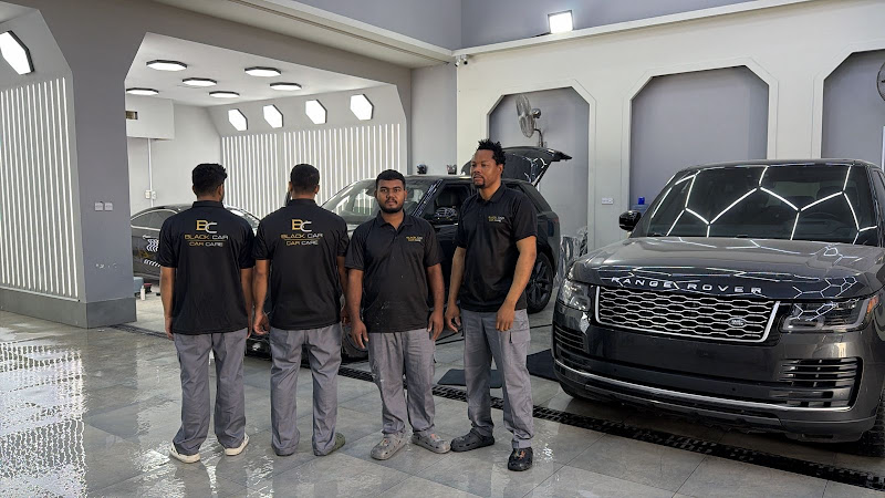 Black Car car care in Industrial Area
